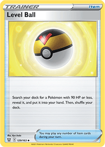 SWORD AND SHIELD, Battle Styles - 129/163 : Level Ball (Reverse Holo) (6860854657190)