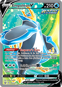 SWORD AND SHIELD, Battle Styles - 145/163 : Empoleon V (Full Art) (7496711012599)