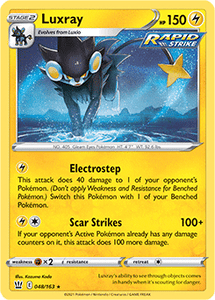 SWORD AND SHIELD, Battle Styles - 048/163 : Luxray (Reverse Holo) (7496698200311)