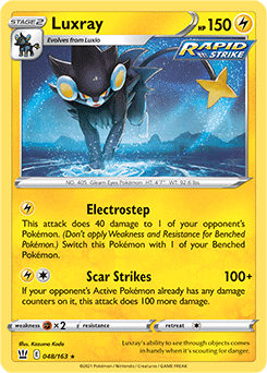 SWORD AND SHIELD, Battle Styles - 048/163 : Luxray (Reverse Holo) (7496698200311)