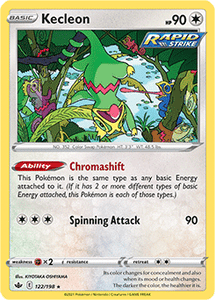 SWORD AND SHIELD, Chilling Reign - 122/163 : Kecleon (Reverse Holo) (7023317418150)