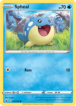 SWORD AND SHIELD, Chilling Reign - 037/163 : Spheal (Reverse Holo) (7742106206455)