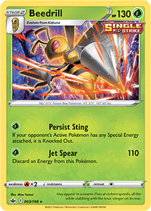 SWORD AND SHIELD, Chilling Reign - 003/163 : Beedrill (Holo) (6863015903398)