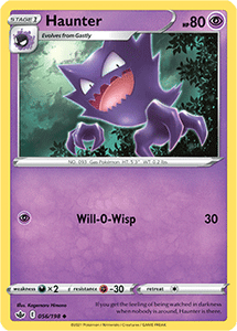 SWORD AND SHIELD, Chilling Reign - 056/163 : Haunter (Reverse Holo) (7066240483494)