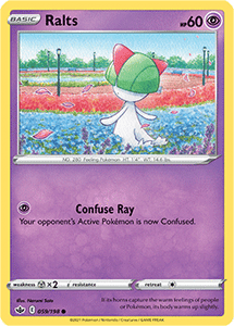 SWORD AND SHIELD, Chilling Reign - 059/163 : Ralts (Reverse Holo) (7742117740791)