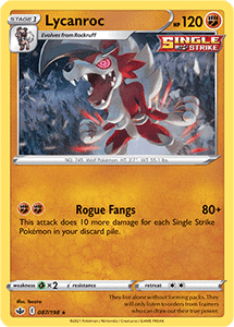 SWORD AND SHIELD, Chilling Reign - 087/163 : Lycanroc (Holo) (6863017443494)