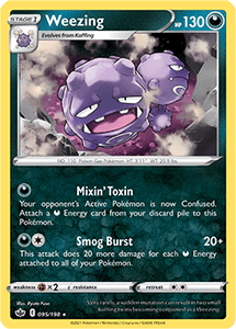 SWORD AND SHIELD, Chilling Reign - 095/163 : Weezing (Reverse Holo) (7066242711718)