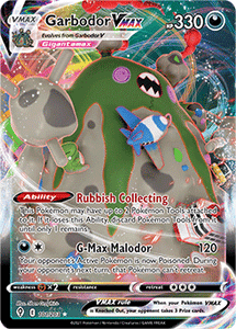 SWORD AND SHIELD, Evolving Skies - 101/203 : Garbodor VMAX (Full Art) (7744083132663)