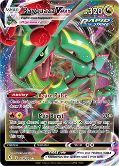 SWORD AND SHIELD, Evolving Skies - 111/203 : Rayquaza VMAX (Full Art) (7744083296503)