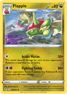 SWORD AND SHIELD, Evolving Skies - 120/203 : Flapple (Reverse Holo) (7744061309175)