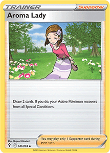 SWORD AND SHIELD, Evolving Skies - 141/203 : Aroma Lady (Reverse Holo) (7744062783735)