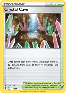 SWORD AND SHIELD, Evolving Skies - 144/203 : Crystal Cave (Reverse Holo) (7744062980343)