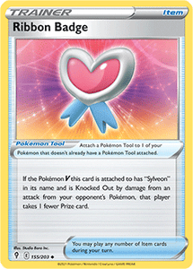 SWORD AND SHIELD, Evolving Skies - 155/203 : Ribbon Badge (Reverse Holo) (7744063668471)