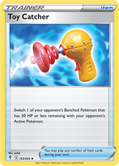 SWORD AND SHIELD, Evolving Skies - 163/203 : Toy Catcher (Reverse Holo) (7744064094455)