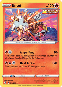 SWORD AND SHIELD, Evolving Skies - 019/203 : Entei (Reverse Holo) (7744046072055)