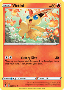 SWORD AND SHIELD, Evolving Skies - 020/203 : Victini (Reverse Holo) (7744046170359)