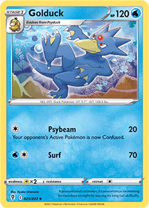 SWORD AND SHIELD, Evolving Skies - 025/203 : Golduck (Reverse Holo) (7744046366967)