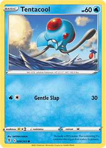 SWORD AND SHIELD, Evolving Skies - 026/203 : Tentacool (Reverse Holo) (7744046432503)