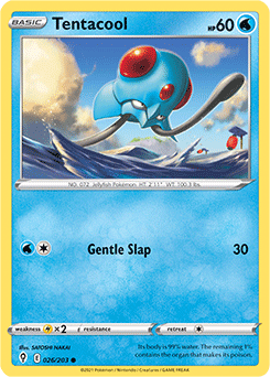 SWORD AND SHIELD, Evolving Skies - 026/203 : Tentacool (Reverse Holo) (7744046432503)