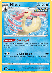 SWORD AND SHIELD, Evolving Skies - 038/203 : Milotic (Reverse Holo) (7744046891255)