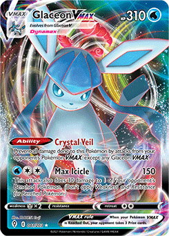 SWORD AND SHIELD, Evolving Skies - 041/203 : Glaceon VMAX (Full Art) (7744082706679)