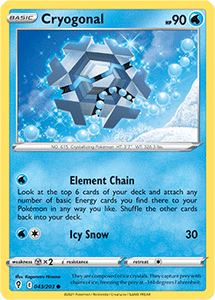 SWORD AND SHIELD, Evolving Skies - 043/203 : Cryogonal (Reverse Holo) (7744047055095)