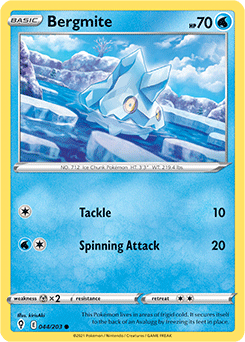 SWORD AND SHIELD, Evolving Skies - 044/203 : Bergmite (Reverse Holo) (7744047087863)