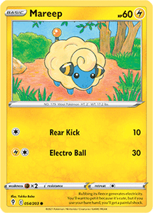 SWORD AND SHIELD, Evolving Skies - 054/203 : Mareep (Reverse Holo) (7744055148791)