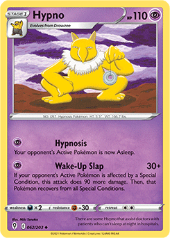 SWORD AND SHIELD, Evolving Skies - 062/203 : Hypno (Reverse Holo) (7744055542007)