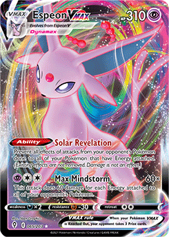 SWORD AND SHIELD, Evolving Skies - 065/203 : Espeon VMAX (Full Art) (7744083099895)