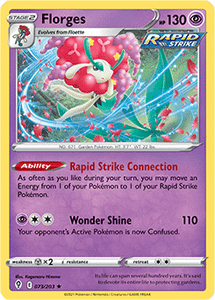 SWORD AND SHIELD, Evolving Skies - 073/203 : Florges (Reverse Holo) (7744056131831)