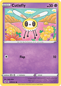 SWORD AND SHIELD, Evolving Skies - 078/203 : Cutiefly (Reverse Holo) (7744056393975)