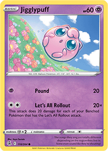 SWORD AND SHIELD, Fusion Strike - 110/264 : Jigglypuff (Reverse Holo) (7725161906423)