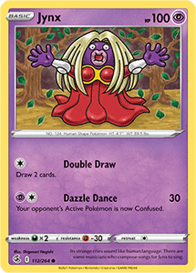 SWORD AND SHIELD, Fusion Strike - 112/264 : Jynx (Reverse Holo) (7725162561783)