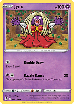 SWORD AND SHIELD, Fusion Strike - 112/264 : Jynx (Reverse Holo) (7725162561783)