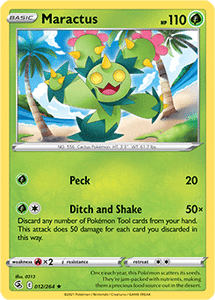 SWORD AND SHIELD, Fusion Strike - 012/264 : Maractus (Reverse Holo) (7725145194743)