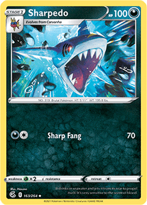 SWORD AND SHIELD, Fusion Strike - 163/264 : Sharpedo (Reverse Holo) (7725174194423)