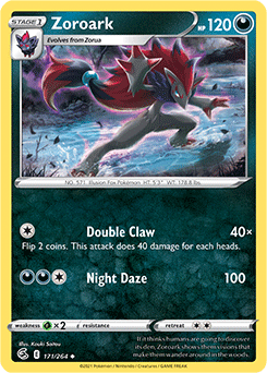 SWORD AND SHIELD, Fusion Strike - 171/264 : Zoroark (Reverse Holo) (7725175603447)