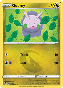 SWORD AND SHIELD, Fusion Strike - 195/264 : Goomy (Reverse Holo) (7725178224887)