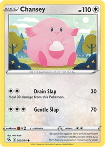 SWORD AND SHIELD, Fusion Strike - 202/264 : Chansey (Reverse Holo) (7725178880247)