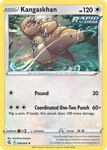 SWORD AND SHIELD, Fusion Strike - 204/264 : Kangaskhan (Reverse Holo) (7725179273463)