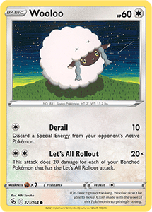 SWORD AND SHIELD, Fusion Strike - 221/264 : Wooloo (Reverse Holo) (7725183238391)