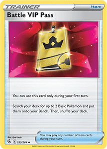 SWORD AND SHIELD, Fusion Strike - 225/264 : Battle VIP Pass (Reverse Holo) (7725184155895)