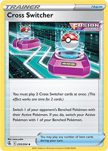 SWORD AND SHIELD, Fusion Strike - 230/264 : Cross Switcher (Reverse Holo) (7725186154743)