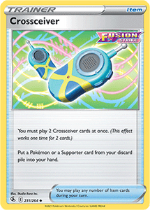 SWORD AND SHIELD, Fusion Strike - 231/264 : Crossceiver (Reverse Holo) (7725186482423)