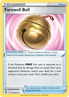 SWORD AND SHIELD, Fusion Strike - 234/264 : Farewell Bell (Reverse Holo) (7725187105015)