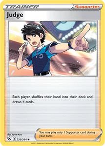 SWORD AND SHIELD, Fusion Strike - 235/264 : Judge (Reverse Holo) (7725187236087)