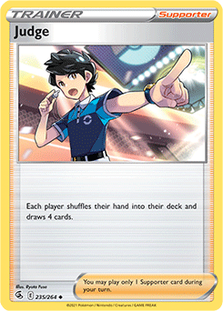 SWORD AND SHIELD, Fusion Strike - 235/264 : Judge (Reverse Holo) (7725187236087)