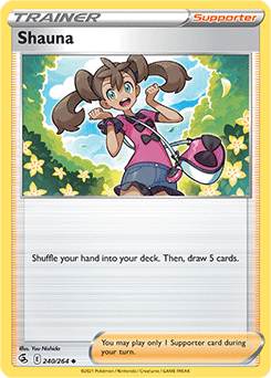 SWORD AND SHIELD, Fusion Strike - 240/264 : Shauna (Reverse Holo) (7725187858679)