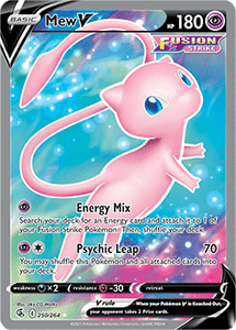 SWORD AND SHIELD, Fusion Strike - 250/264 : Mew V (Full Art) (7725202538743)